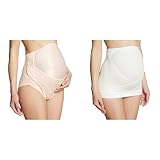 【セット買い】 ワコール マタニティ 帯祝いセット Mサイズ 産前ボトム (OC) + 腹帯 M~L (IV)