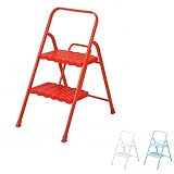フォールディングステップ2段レッド