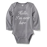 オールドネイビー OLD NAVY/ グラフィックボディスーツ ハローマイネームイズ ロンパース長袖 18～24ヶ月【並行輸入】