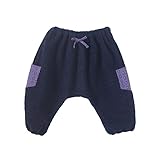 ソレイアード SOULEIADO サルエルパンツ ネイビー 80㎝ 48434