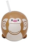 TERU-BO 子供が喜ぶコップ アニマライフ 3Dタンブラー サル AAD-M