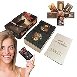 オラクルカード, 占いゲームカード レッドフェアリータロット, 78 12x7cm Red Elf Tarot Red Fairy Tarot Hot Periototss英語カードエンターテイメント ボードゲーム カード パーティー プレイ ギャザリング ゲーム 魔女 ギフト