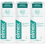 3本セット elmex エルメックス センシティブ プロフェッショナル 知覚過敏用 マウスウォッシュ 400ml 【並行輸入品】