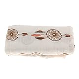 【ノーブランド品】新生児　毛布　おくるみ　ブランケット　コットン　寝具　タオル　綿　モスリン　快適　全10パターン - ＃10