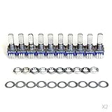 P Prettyia 連続　ロータリー　エンコーダ　ロータリエンコーダ　スイッチ　キースイッチ付き