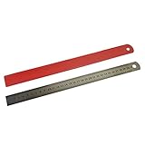 Hommy 直線定規 ステンレス定規30センチメートル　ステンレス金属　測定工具　文房具・オフィス用品