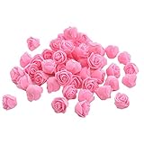 FoamローズハンドメイドDIYホーム装飾multi-use人工花（50個/ロット） ピンク