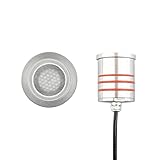 WAC Lighting 2012-30SS 2" Inground LED 12V Slim Round Indicator Light with Honeycomb LouverStainless