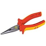 C. K Tools 431013 RedLine VDE Insulated Snipe Nose Pliers, 7-1/4-Inch OAL [並行輸入品]