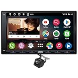 [7インチ] ATOTO A6PF Android カーオーディオ 2 Dinカーナビ 、ワイヤレスCarPlay 、ワイヤレス Android Auto、GPS トラッキング 、 ミラーリンク、IPS タッチスクリーン 、デュアルBluetooth、WiFi/BT/USBテザリングインターネット、HD LRV入力 バックカメラ, Mic, 2G + 32G, A6G2A7PF-S01
