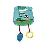 Seliyi　赤ちゃん　摂食　ビブ　よだれかけ　唾液タオル　エプロン　快適　ポケットのデザイン かわいい　動物柄 コットン