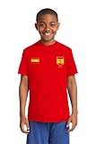 10 minutetee Youthスペインロシア2018 Dri - Fitシャツ L
