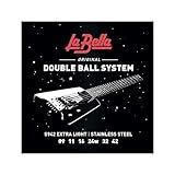 La Bella ヘッドレスギター弦 S-942 Extra Light/Double Ball