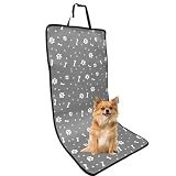fogman 車 シートカバー 座席カバー 防水 運転席 後部座席 防汚 犬 ペット 保護 (グレー)