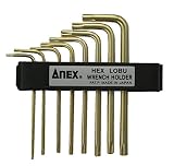 アネックス(ANEX) ヘクスローブレンチ 穴付 ホルダー付 8本組 6セット入 No.638