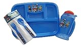 Paw Patrol BPAフリーランチトレイ、Flatware、、プラスチックMug by Zak Designsセット
