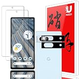 pixel 7a ガラスフィルム（2枚）+カメラフィルム（2枚)ピクセル7a 保護フィルム ワンタッチ貼付け/気泡ゼロ グーグルピクセル7a 用の 保護フィルム ケースと干渉せず/硬度9H/飛散防止/指紋防止