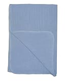 Lana Natural Wear Baby Basic Organic Virgin Wool Blanket (Sky Blue) by LANA natural wear