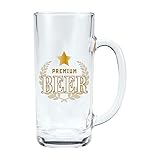 サンアート おもしろ食器 「 プレミアムビールグラス 」 ビールジョッキ 約330ml ジョッキグラス ビアグラス お酒好き プレゼント 男性 女性 お父さん 誕生日プレゼント 父の日プレゼント 雑貨 面白い 退職祝い 忘年会 日本製 SAN4254