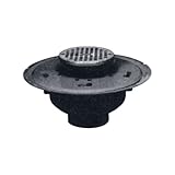 Oatey 72026 PVC調節可能な商用Drain with 5インチBR Grate、6インチ