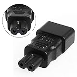 Greatgear c14 to c7変換アダプタ、IEC 320 C14 3ピンオスto c...