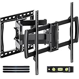 AX WABER テレビ壁掛け金具 32～85インチ対応 フルモーション式 耐荷重60kg tv壁掛け金具 かべかけ金具テレビアーム ウォールマウント 対応 4K LED LCD 中型 前後＆上下＆左右回転可動式壁掛け アーム壁掛 VESA max 600x400 mm AX01MB01 TV WALL MOUNT