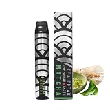 【公式】TEA BREAK 電子タバコ VAPE 持ち運びシーシャ ニコチンなし 1600回使用可能 使い捨て (ジャパニーズ・抹茶)