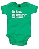 (ブレックファーストクラブ) The Breakfast Club, プリント　ベビースーツ - グリーン/白 12-18 ヶ月
