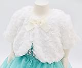 (アリサナ) arisanaベビーボレロ ベビー服 フォーマル カーディガン 白 ファーボレロ 80cm ホワイト