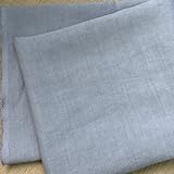布地専門店 kijiya 高密度 ベルギー リネン 100％ 生地 幅114cm×長1m単位販売 遠州織物 やわらか仕上げ 麻100％ 布 k-rn5066 (13 サックス)