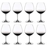 [正規品] RIEDEL リーデル 赤ワイン グラス 8個セット ヴィノム ピノ・ノワール(ブルゴーニュ) 700ml 6416/07-8