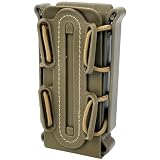 MILQUEST マガジンポーチ マグポーチ 『ガスハンドガン MP5 MP7対応』 MOLLE ベルト 両方対応 ハンドガン用 サバゲー ソフトシェル スコーピオンタイプ (タン)