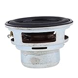 Baosity 交換用 アクセサリ 45ミリメートル 4オーム 8ワット フルレンジオーディオ スピーカー ラウンド スピーカー 18コイル ラバーエッジ