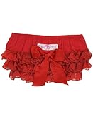 Ruffle Butts【ラッフルバッツ】Red Lace Woven Bloomer ブルマ　(6カ月～12カ月) [RB0003-6-12m]