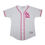 Molina # 4 SLマジェスティックGirls Dri - Fit Glitter野球ジャージー ホワイト