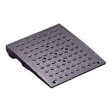 段差スロープ キャスコーナーM級 50mm段差用本体 300×335×45mm メタリックグレー