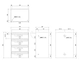 郵便受箱（ダイヤル錠付）前入前出型 戸数：4戸用 SMP-13-4　　新協和