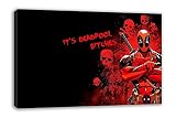 Marvel Deadpool Wade Wilson 2スーパーヒーローキャンバス壁アート 44" X 26"