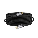 Type C to Type C ケーブル 10M 100W 急速充電 PD対応 5Gbps 高速転送 4K@120Hz、8K@60Hz 映像出力 USB Gen2x2 USB-C to USB-C ケーブル スマートフォン・タブレット・パソコン・ゲーム機等タイプC機器対応48根尼龙编织