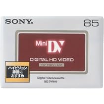 Amazon | SONY ミニDVカセットデジタルHD対応 85分 ICメモリー