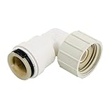 ワット3520 – 1014 ( p-632 ) 1 / 2 " CTS by 3 / 4 " FGHTプラスチッククイック接続メスSwivelエルボ