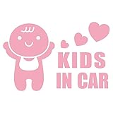 imoninn KIDS in car ステッカー　【パッケージ版】　No.10　赤ちゃん　（ピンク色）