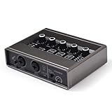 summina プロフェッショナルUSBオーディオインターフェース XLR DSPリバーブ 48Vファンタムパワー 16bit 48kHz高解像度
