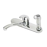 Aqueous 30K81WDCH Winfrey Kitchen Faucet Single Handle Spray Thru Deck, Chrome [並行輸入品]