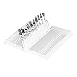 Lovoski 10個入り/セット　3~6ミリメートル　ダブル　グルーブ　ミニ　ツイスト　ハンド　電気ドリルビットキット