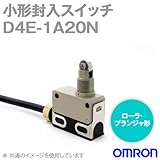 オムロン(OMRON) D4E-1A20N 小形封入スイッチ D4E-□Nシリーズ (パネル取り付けローラ・プランジャ形) NN