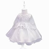 WIN　こどもドレス　女の子　女児ドレス　ふわふわチュチュスカート供服 キッズ フォーマル 結婚式 発表会 女の子用 フラワーガール (24M, ホワイト)