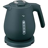 象印マホービン(ZOJIRUSHI) 象印 電気ケトル 1.0L コンパクト カップ1杯約60秒 安全設計 清潔 ほこりブロック ハイパワー1300W スレートブラック CK-DB10AM-BM
