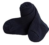 (スマイル ワキキ)Smile YKK ケーブル ニット ベビータイツ キッズ 女の子 レギパン 紺色縦模様 21