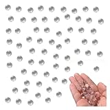 ファイニエ ビーズ クリア 10ｍｍ 丸 穴なし 300個 穴なし 透明 ラウンド プラ製 球体 大容量 アクセサリー ハンドメイド 手芸 パーツ BD3843